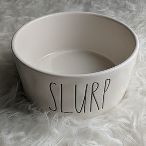 Rae Dunn dog water bowl SLURP